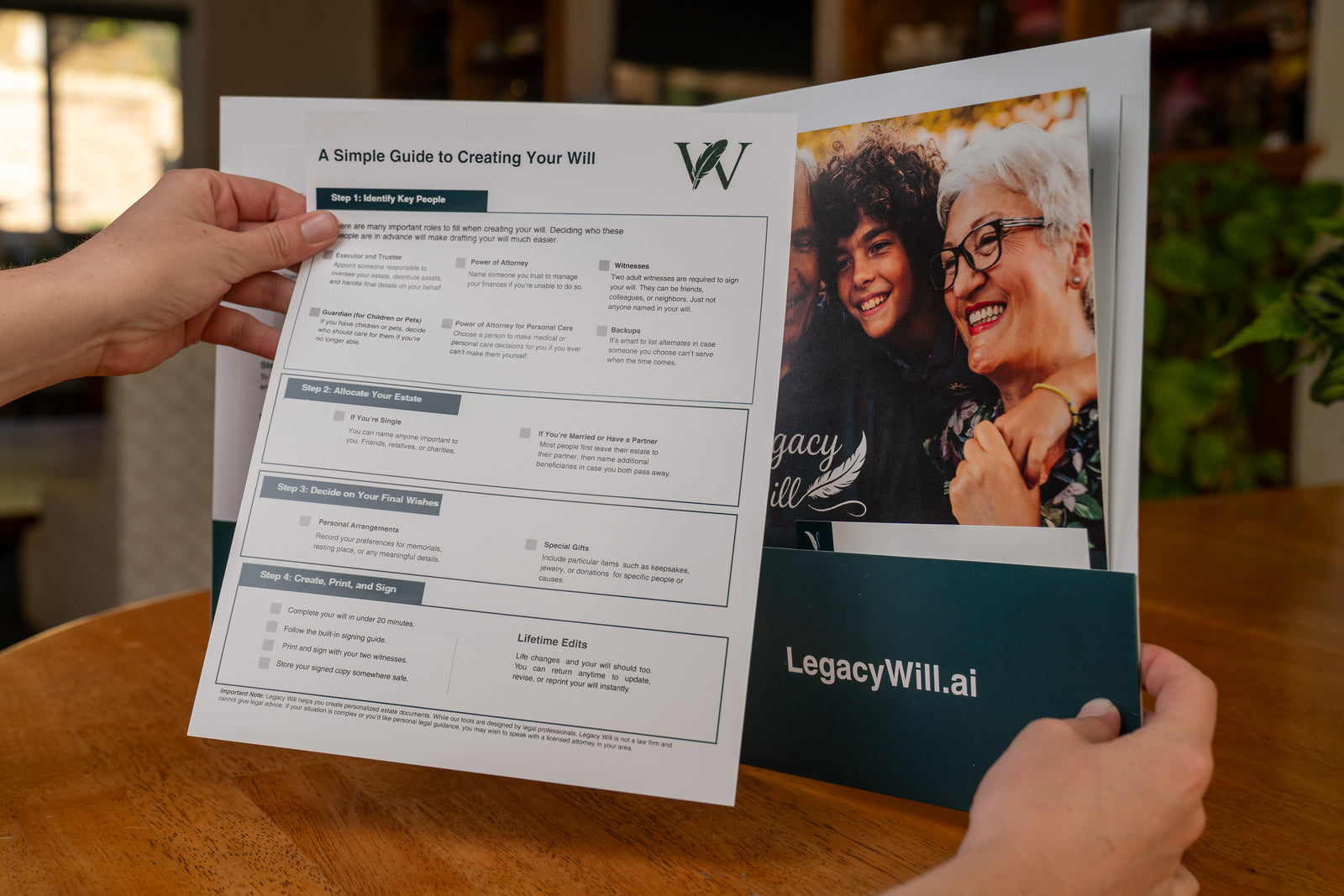 Follow The Legacy Will Guide & Checklist